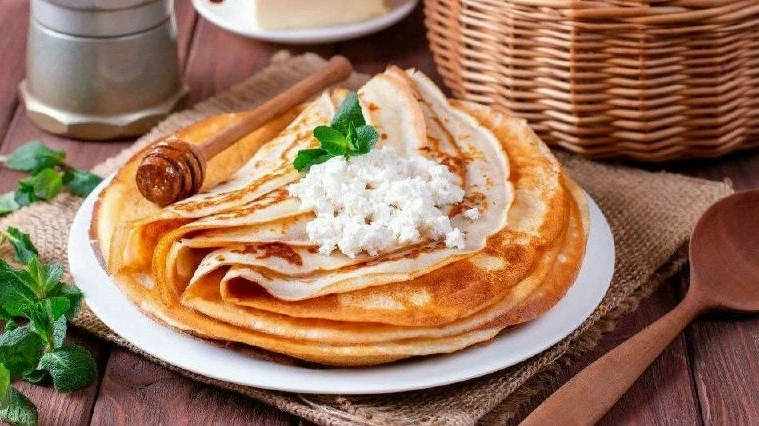 Творожные блинчики