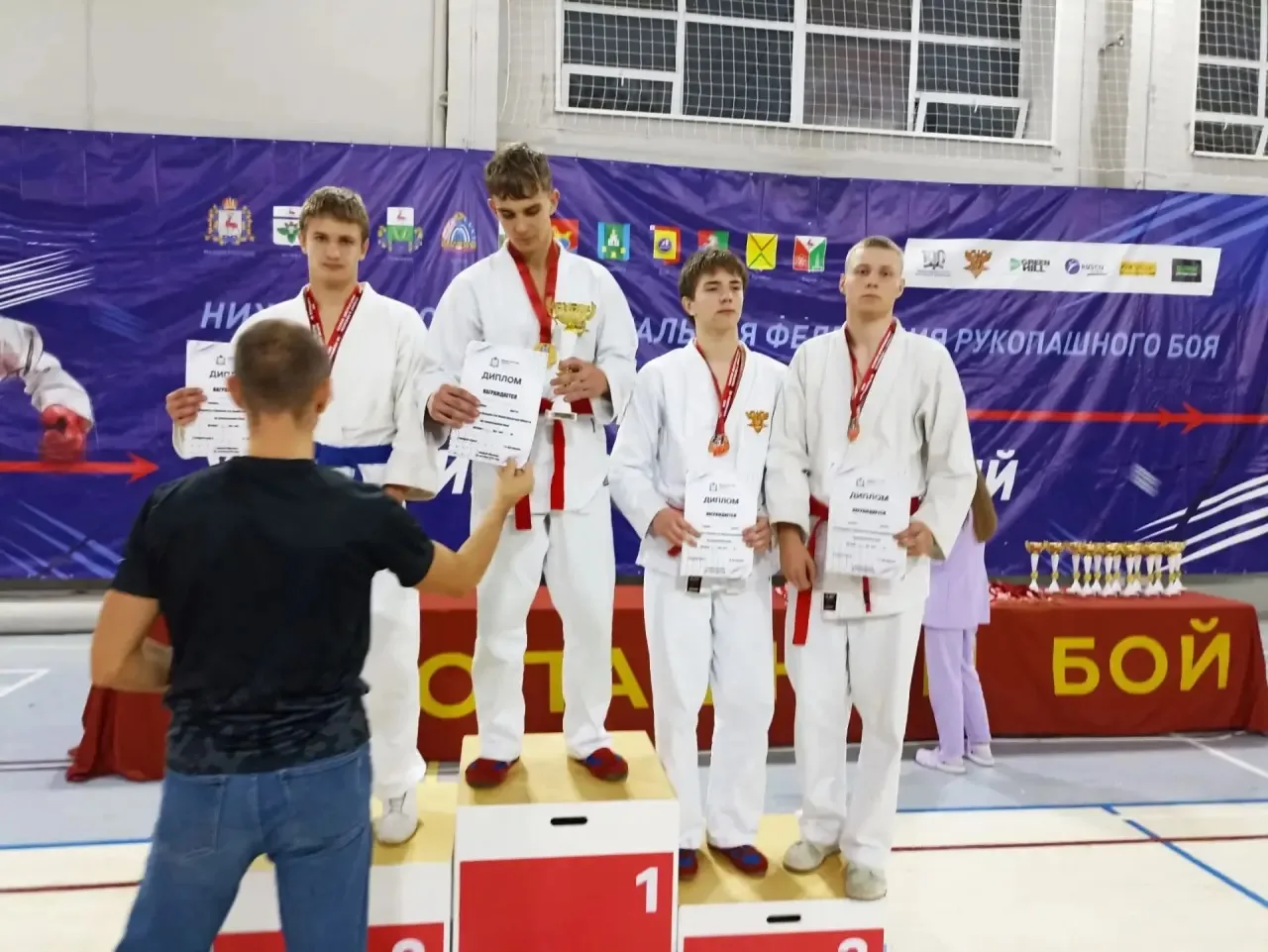 Чемпионат и Первенство Нижегородской области по рукопашному бою: наши спортсмены — в сб...