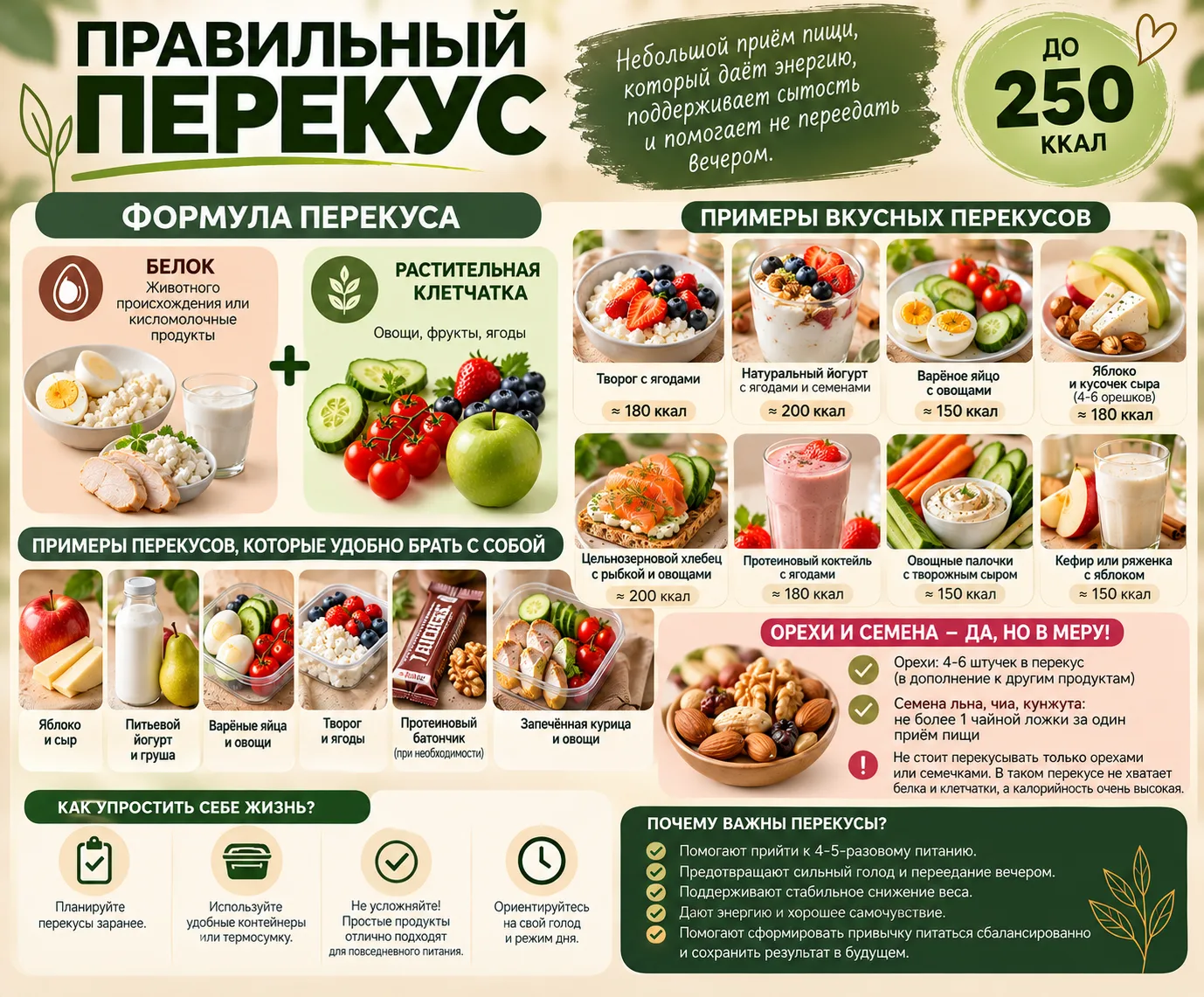 🥒 ДЕВОЧКИ, СОБИРАЕМ ПРАВИЛЬНЫЙ ПЕРЕКУС! 💚