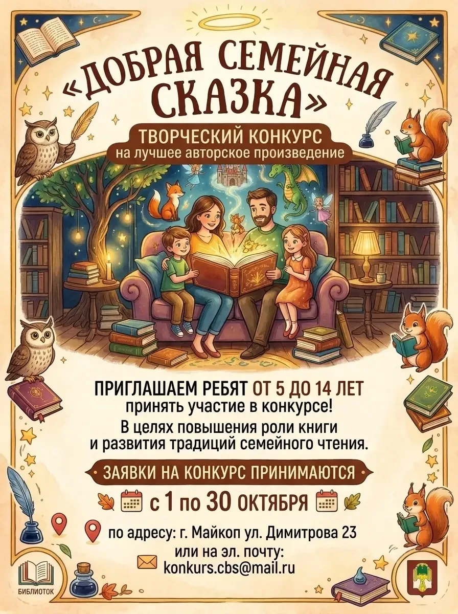 📚Приглашаем ребят от 5 до 14 лет принять участие в творческом конкурсе на лучшее автор...
