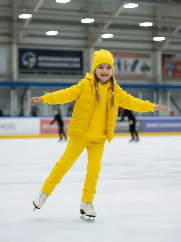 Костюм спортивный Утенок детский худи и брюки в школу