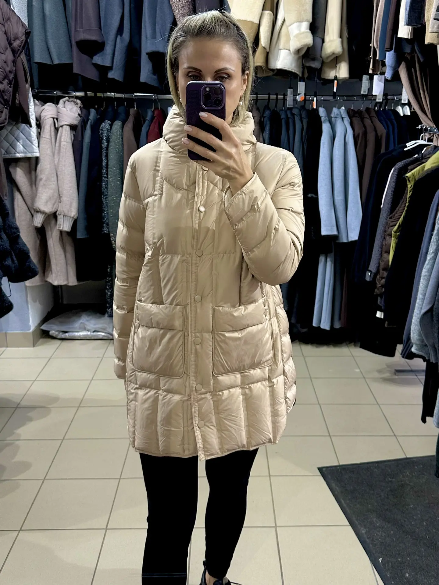 Пальто демисезонное