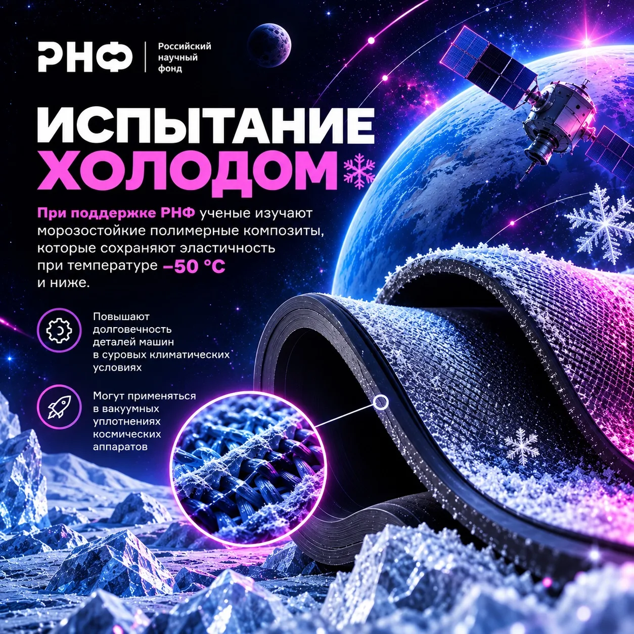 Испытание холодом: материалы, которым не страшны -50 °C