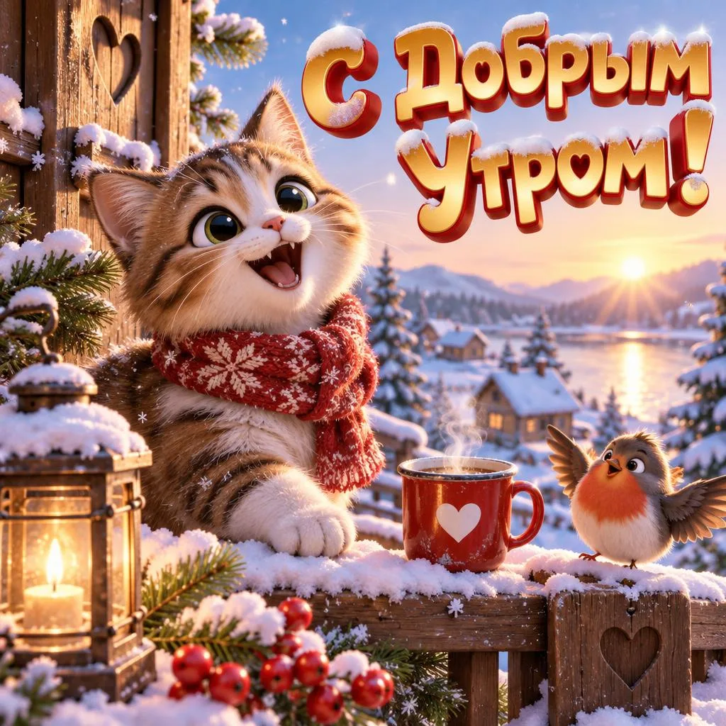 С добрым утром 😻