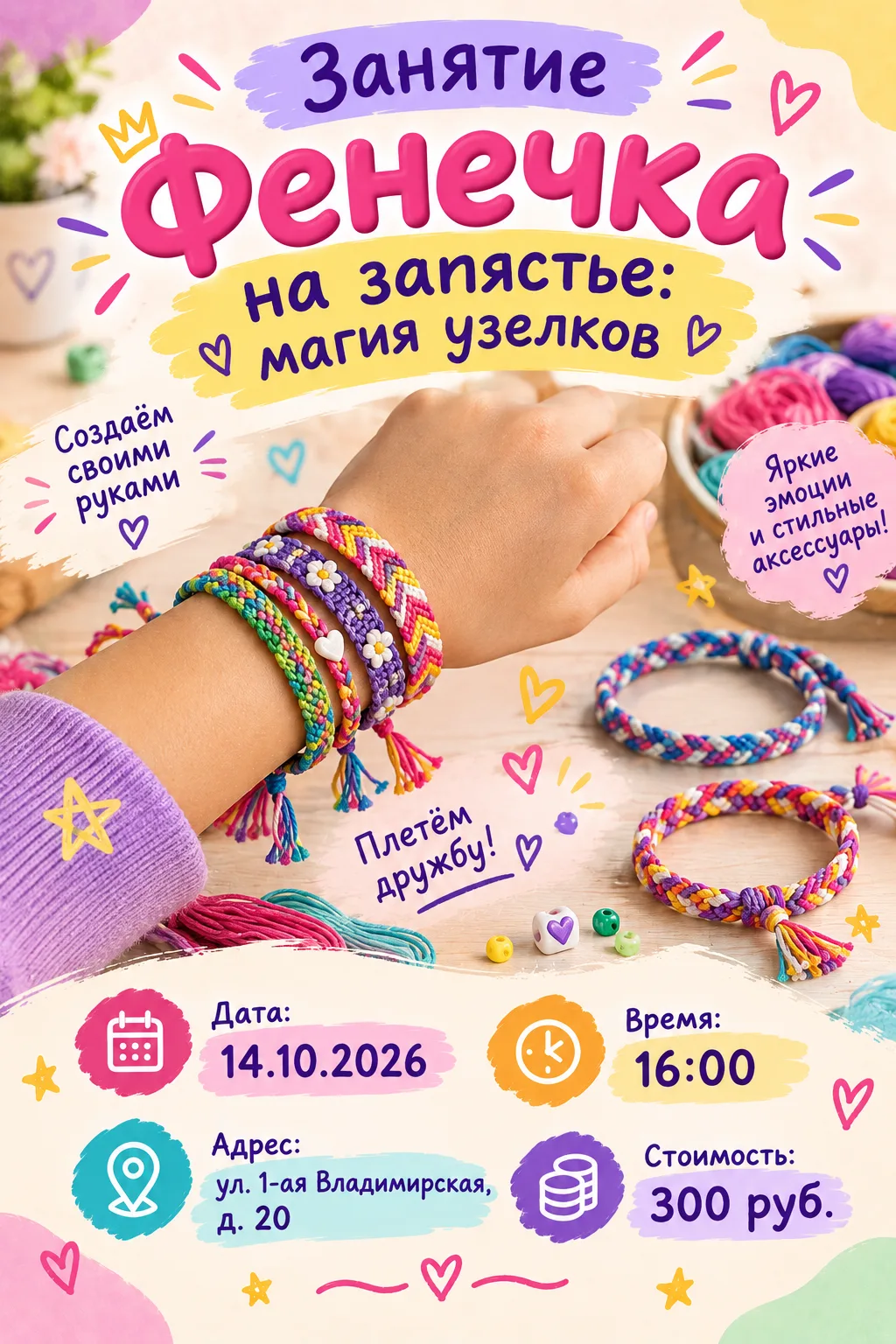 🎉 Готов творить чудеса своими руками? Тогда этот мастер‑класс точно для тебя! 🎉