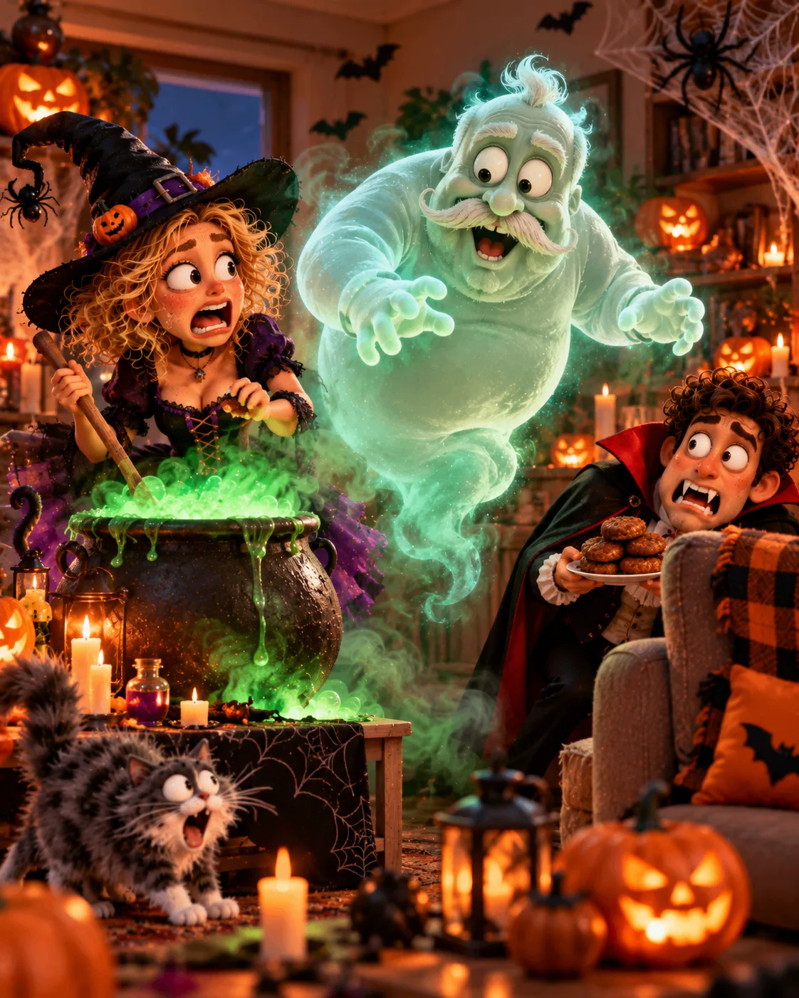 🎃👻 Решила Нюра поколдовать на Хеллоуин! 🧙‍♀️
