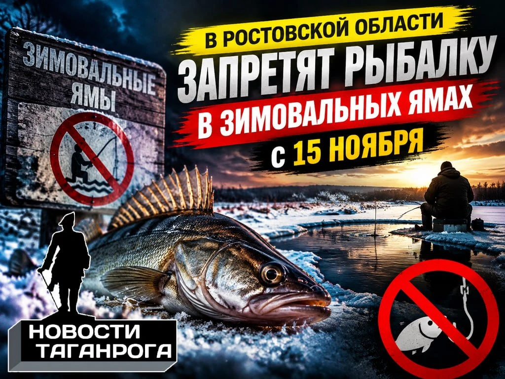 В Ростовской области запретят рыбалку в зимовальных ямах с 15 ноября