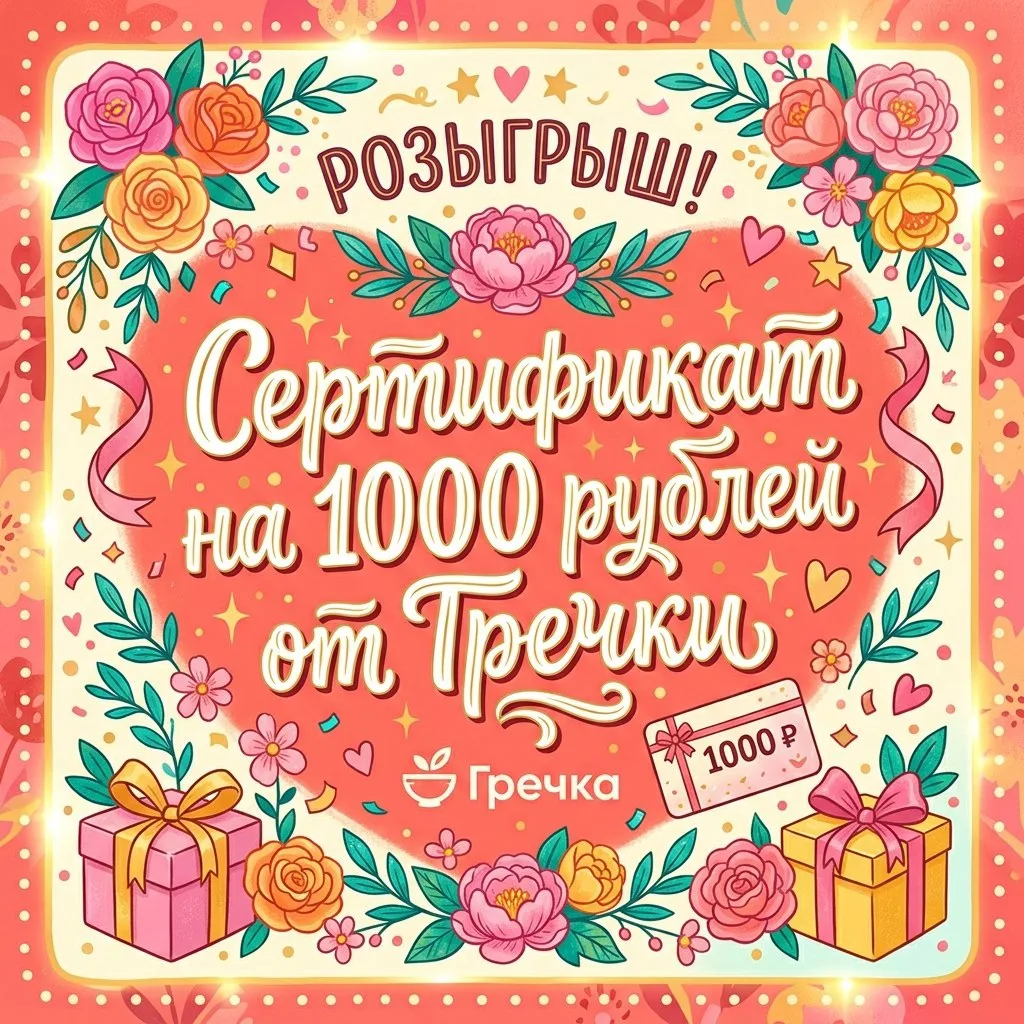 🎁 1000 рублей на хотелки для наших подписчиц 🎁