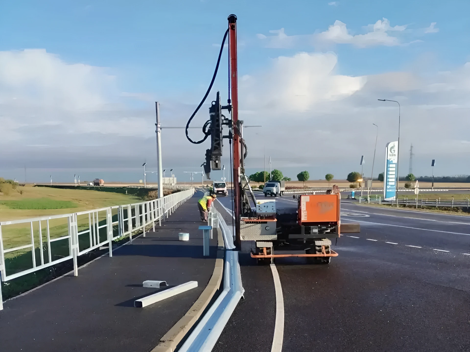 🚧 Трасса Краснодар — Ейск: ремонт участка между Каневской и Стародеревянковской выходи...
