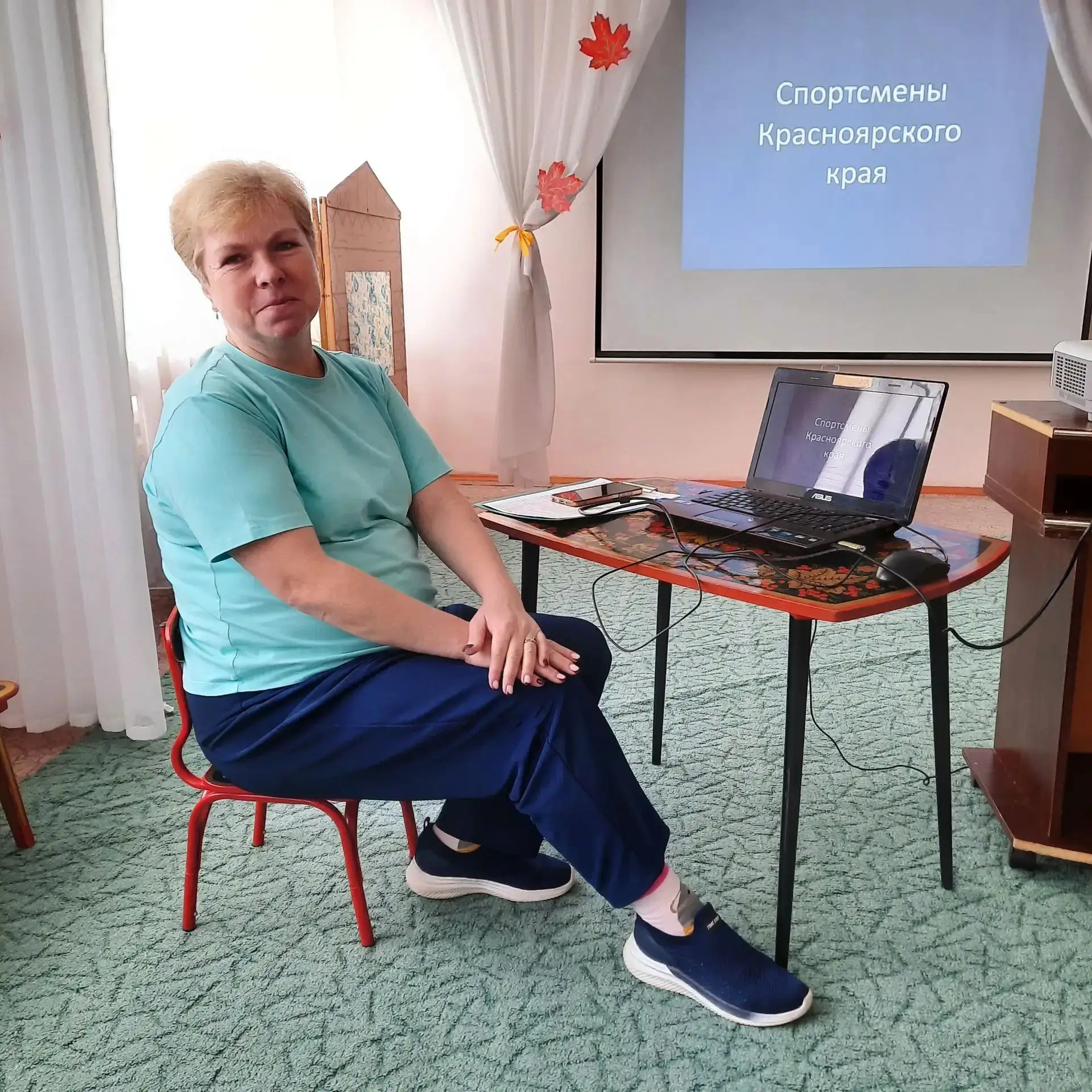 14 октября, в рамках "Недели физической культуры" инструктор по ф/к Ковалева О. А. пред...
