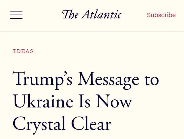 ❗️ Трамп считает Зеленского главным препятствием на пути к миру на Украине, пишет The A...