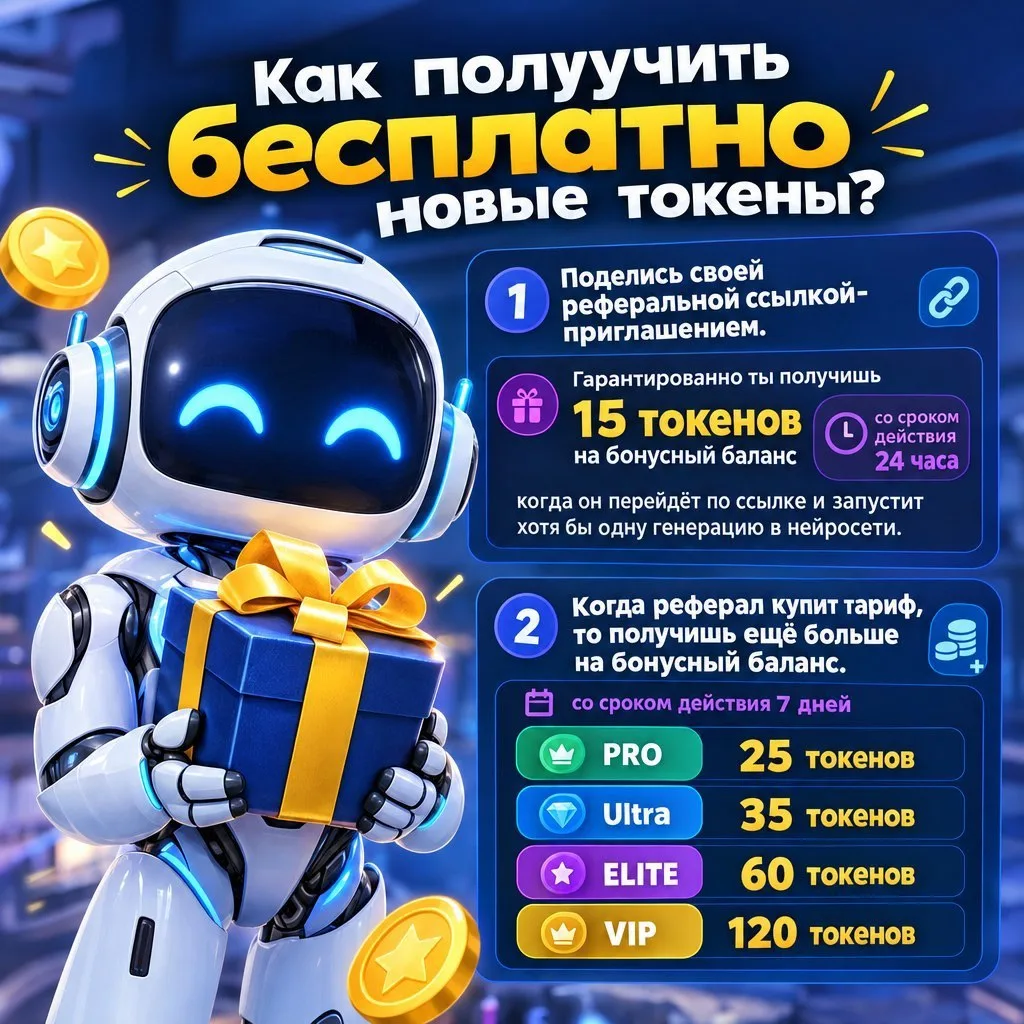 😍Как получать токены бесплатно? Всё просто — делись реферальной ссылкой!
