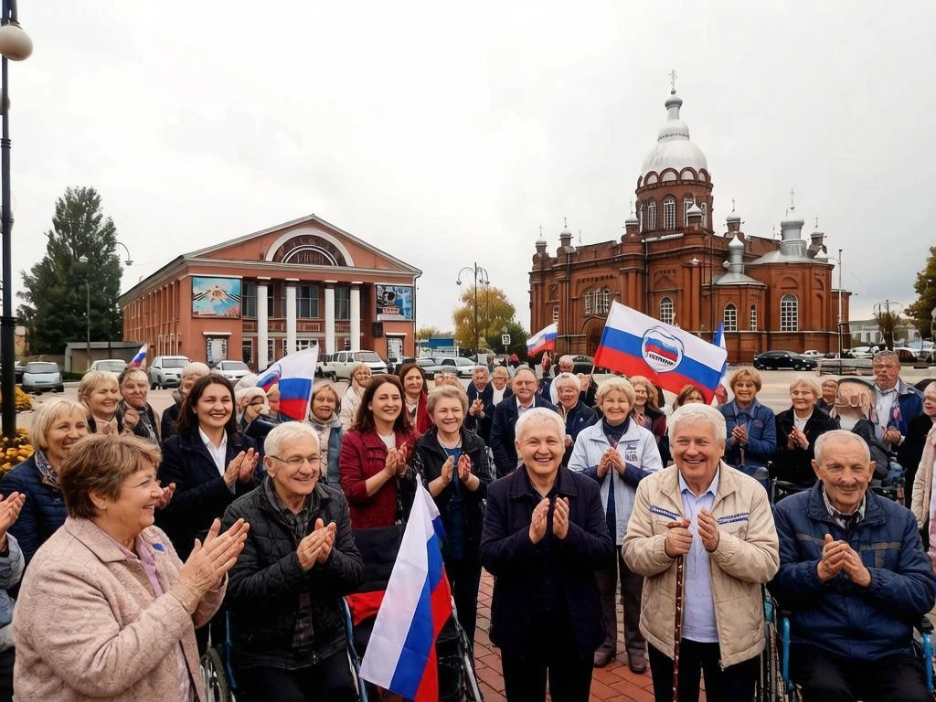 Обоянцы большинством голосов поддержали «Единую Россию» на выборах 2026 года.