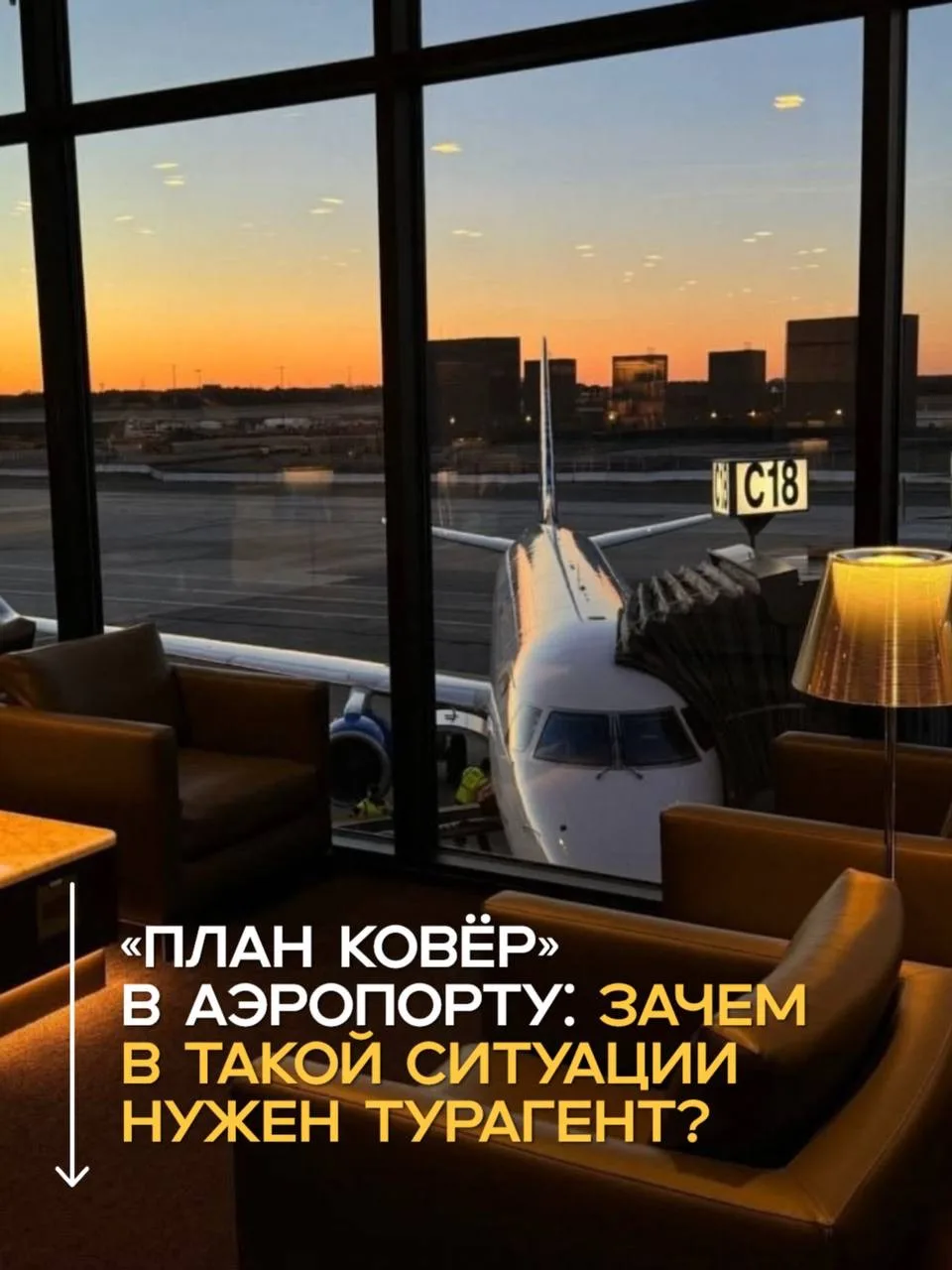 «План Ковёр» в аэропорту: зачем в такой ситуации нужен турагент? ️