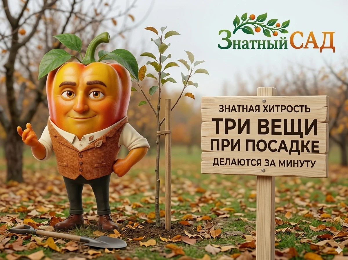 🌶️ ЗНАТНАЯ ХИТРОСТЬ: ТРИ ВЕЩИ ПРИ ПОСАДКЕ ДЕРЕВА