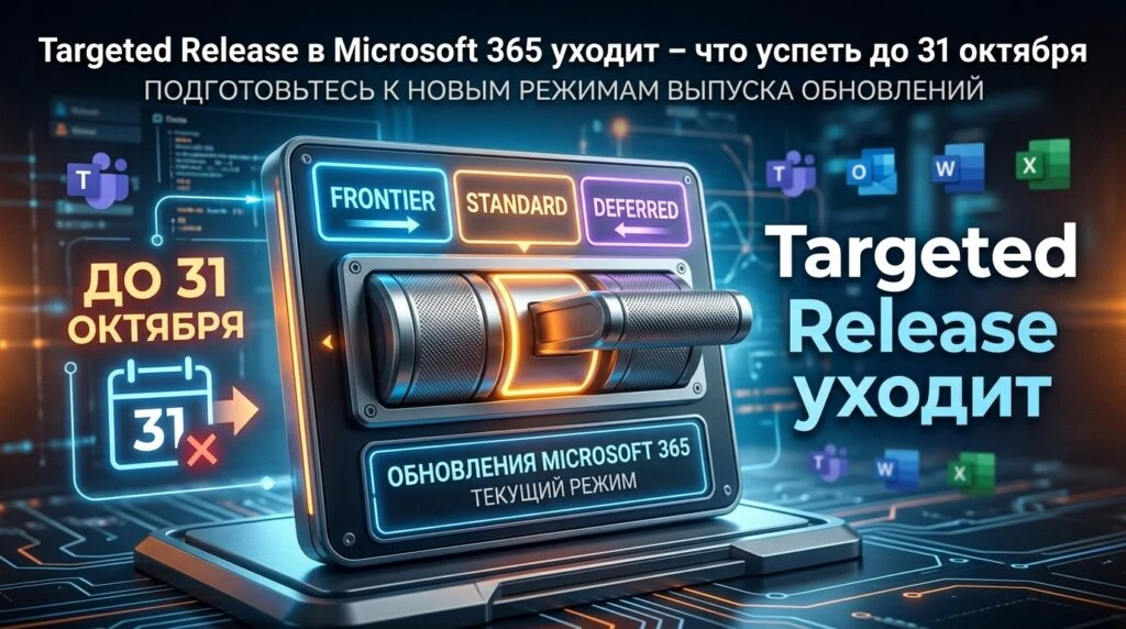 🔧 Targeted Release в Microsoft 365 уходит: что успеть до 31 октября