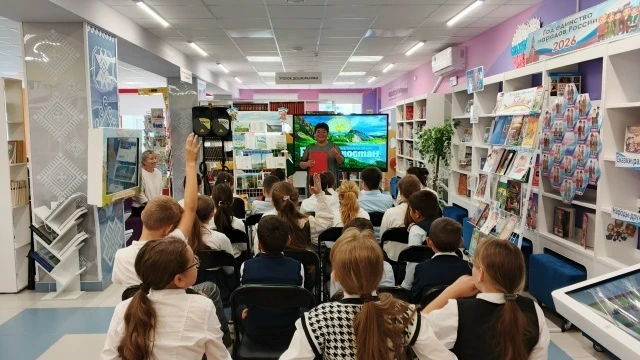 📚 В детской модельной библиотеке села Аскино для учащихся 4 «А» класса МБОУ СОШ № 1 со...