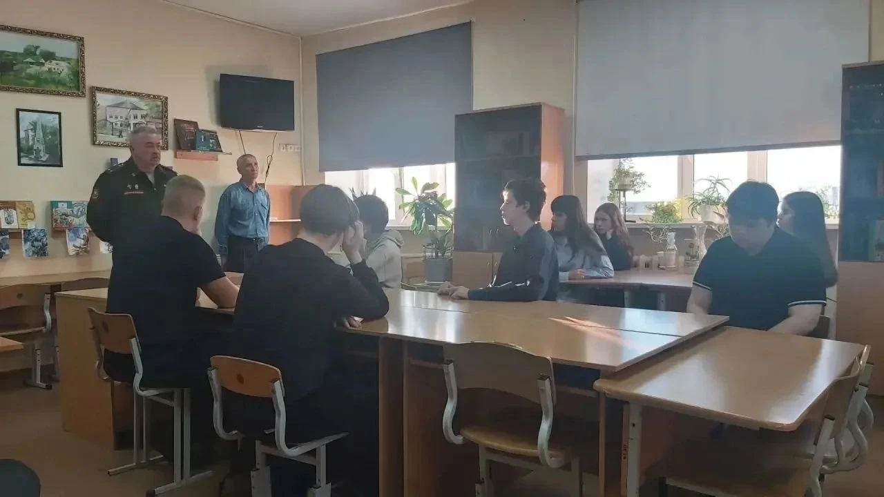🎓Организация профориентационной встречи с Подполковником