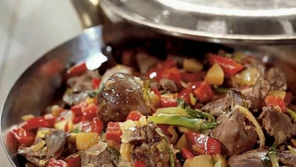 🍲 Жаркое из куриной печенки