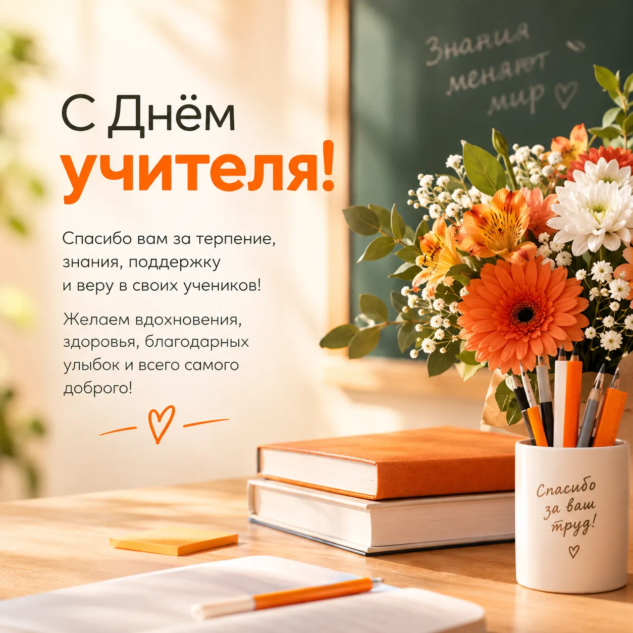 📚 С Днём учителя! 🍂