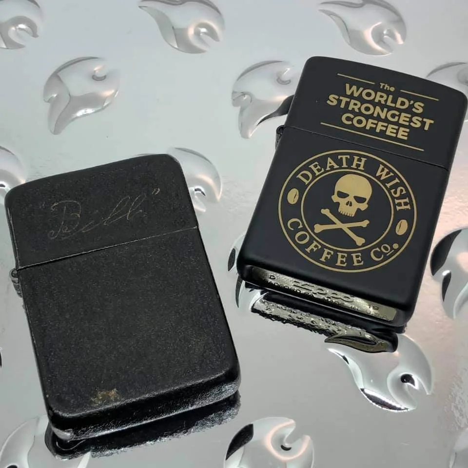 Zippo Death Wish Coffee, кастом и