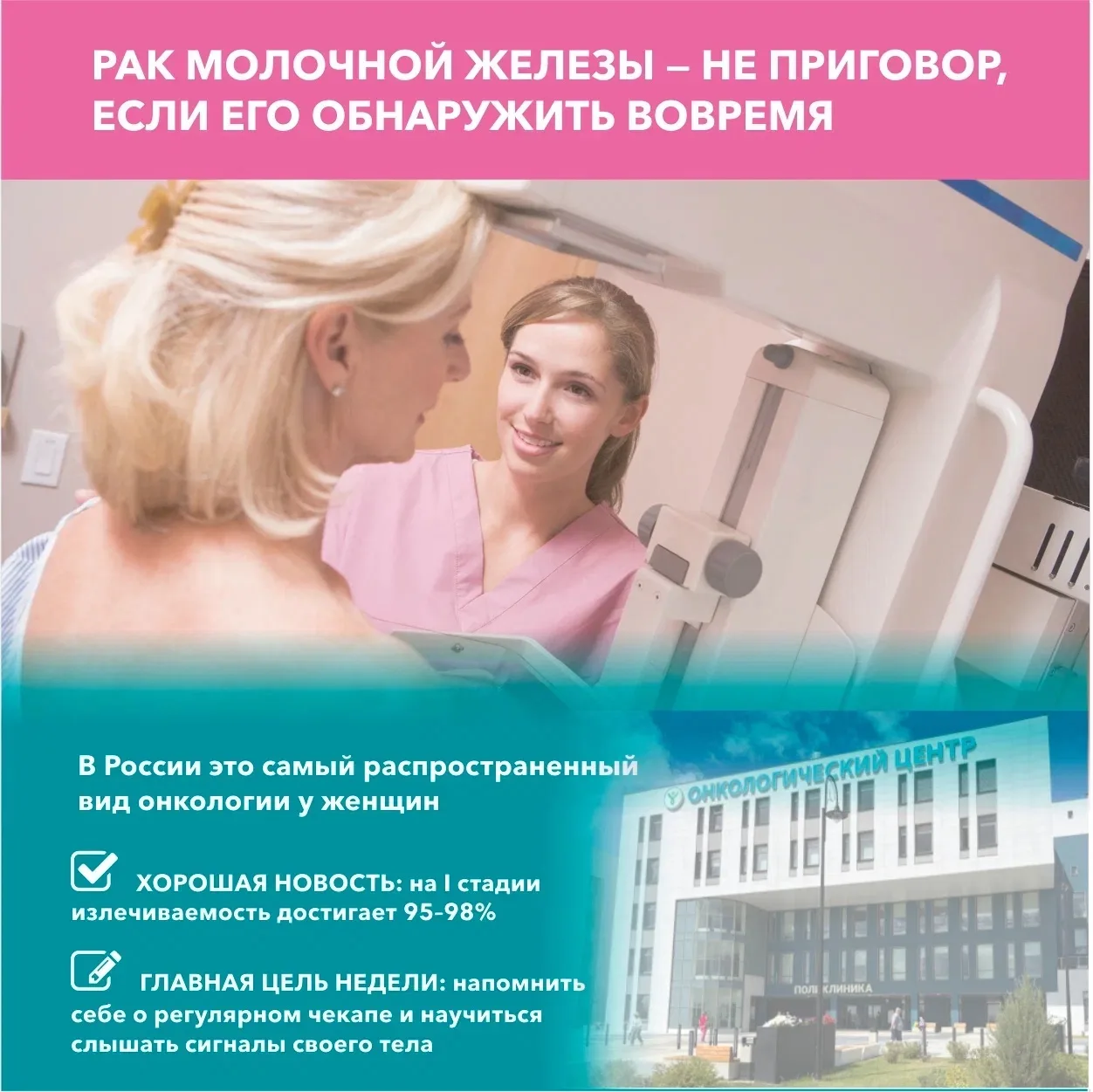 Самообследование молочных желёз: уделите внимание своему здоровью!