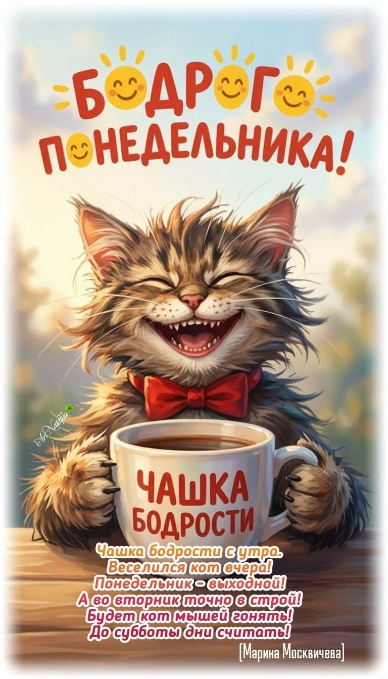 Бодрого утречка💋