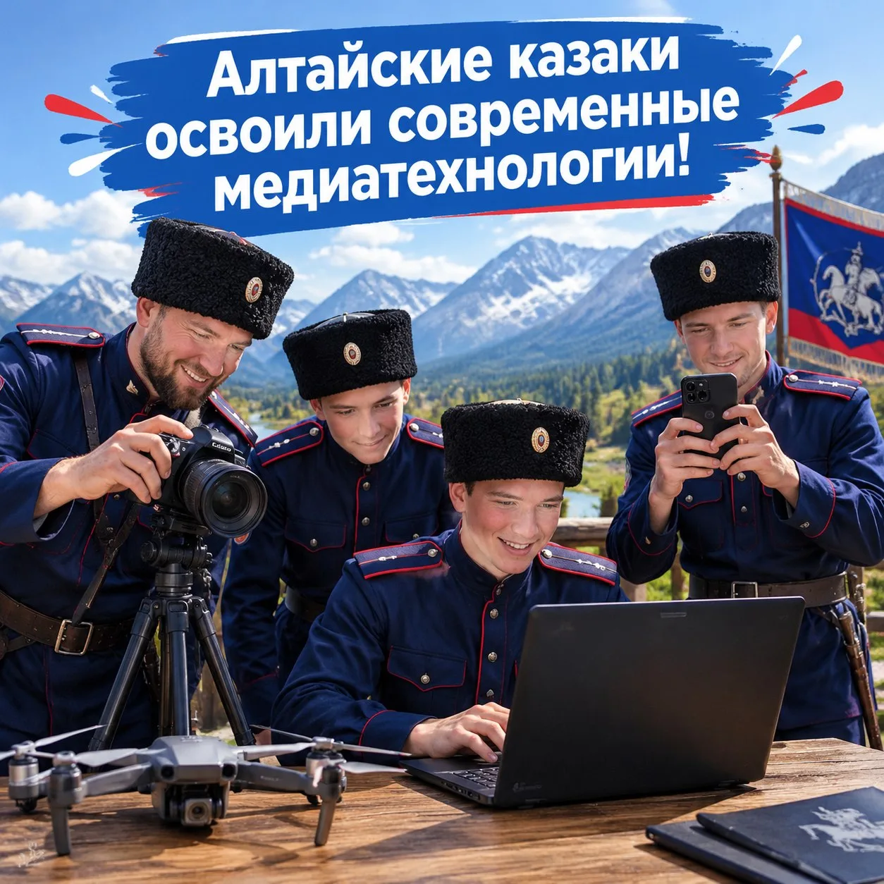 🎉 Алтайские казаки освоили современные медиатехнологии! 🎉
