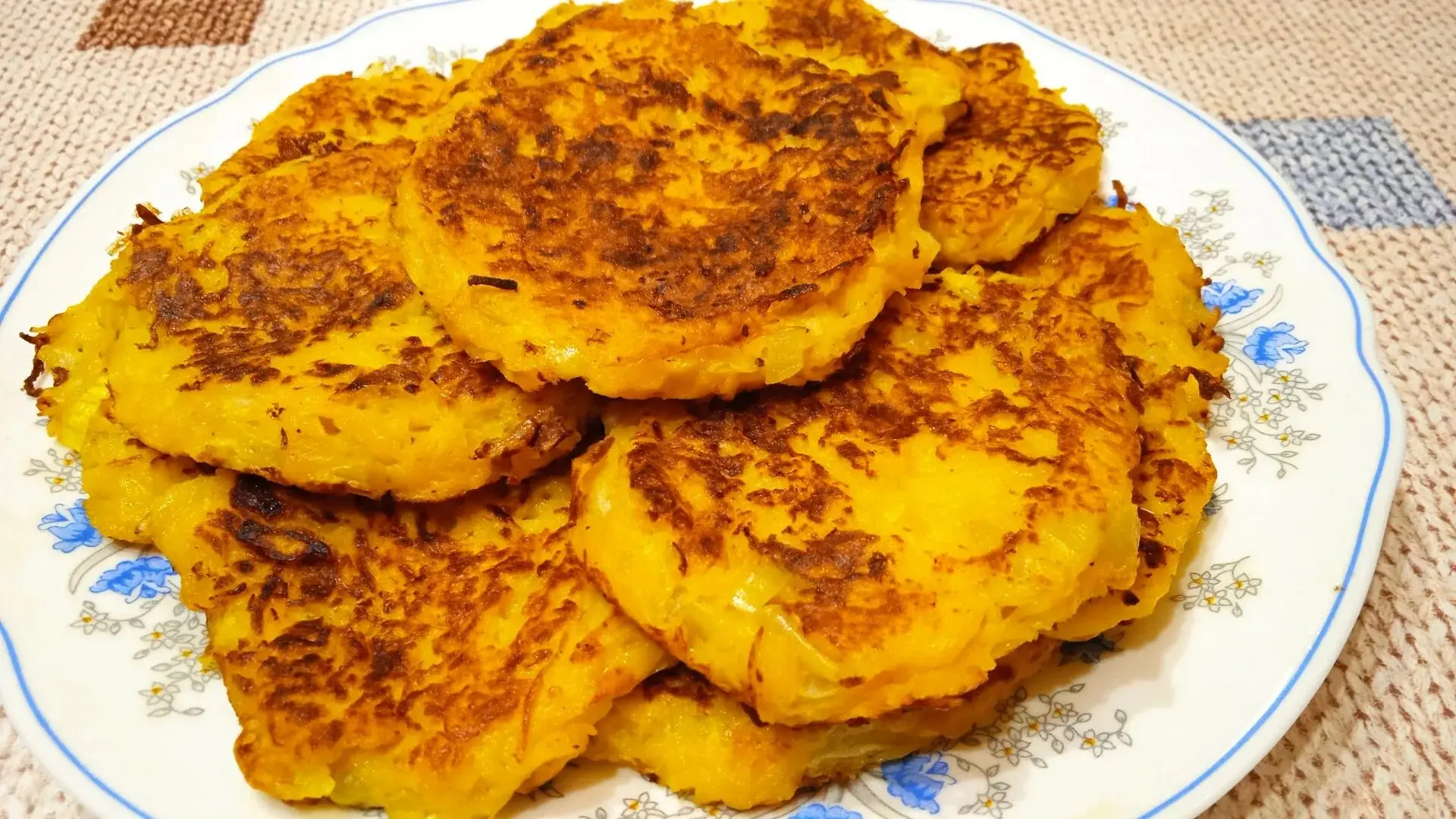 Драники из тыквы