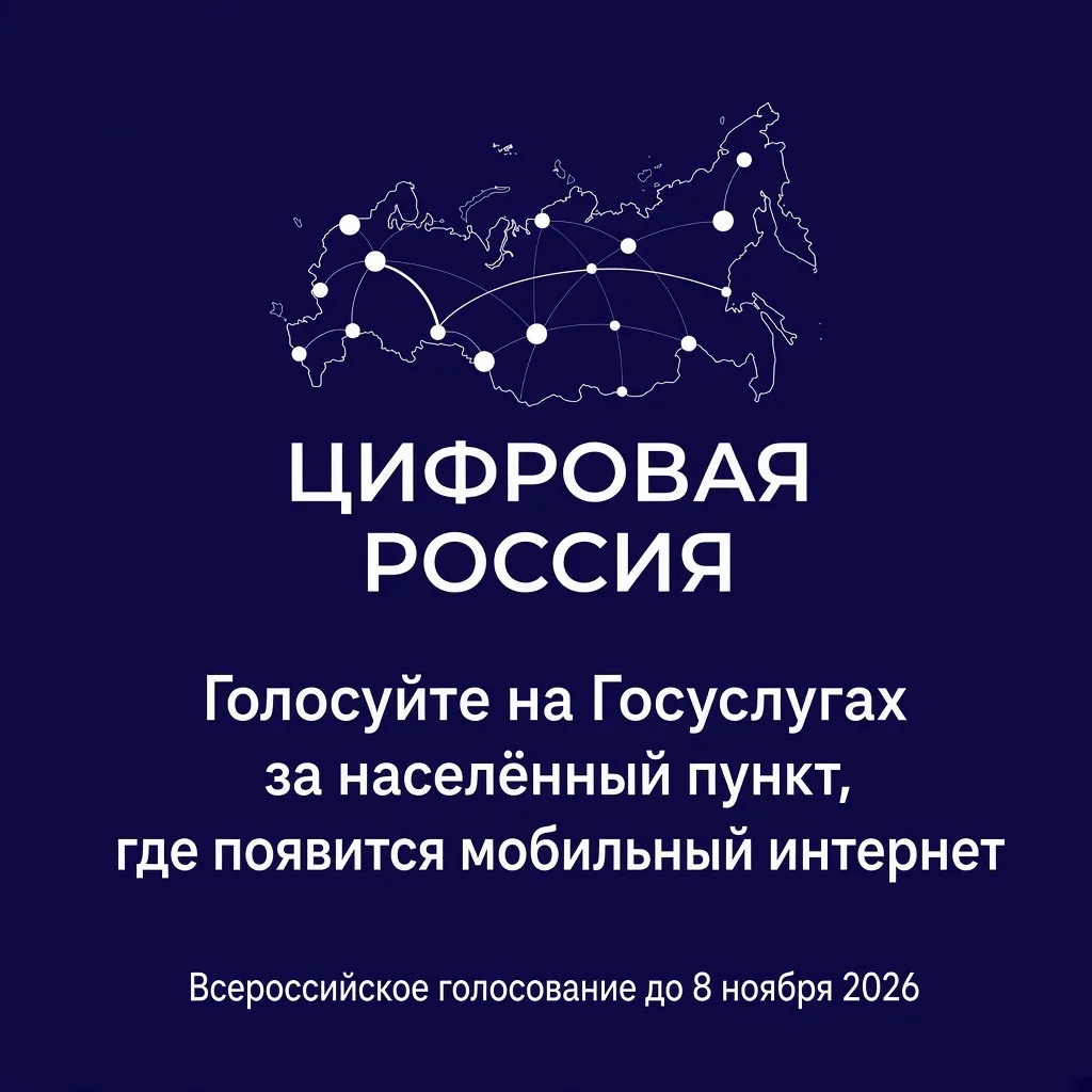 Всероссийское голосование по обеспечению населённых пунктов мобильным интернетом