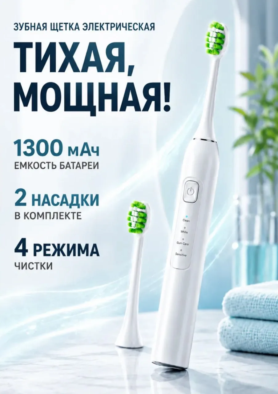 Электрическая зубная щетка 🌟