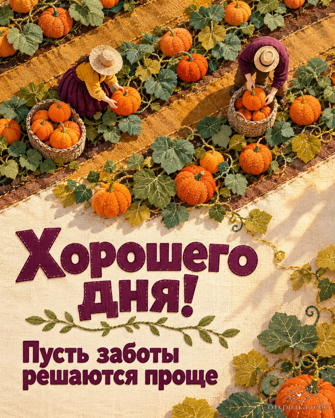 Пусть всё необходимое удастся закончить без спешки и лишних хлопот 🎃