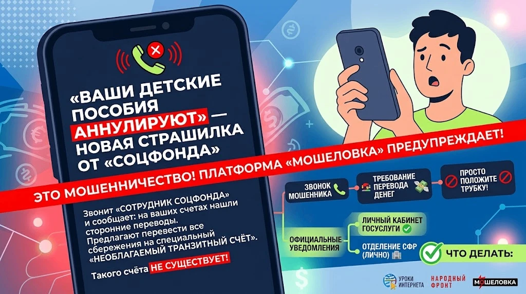 «Ваши детские пособия аннулируют» — новая страшилка от «Соцфонда»