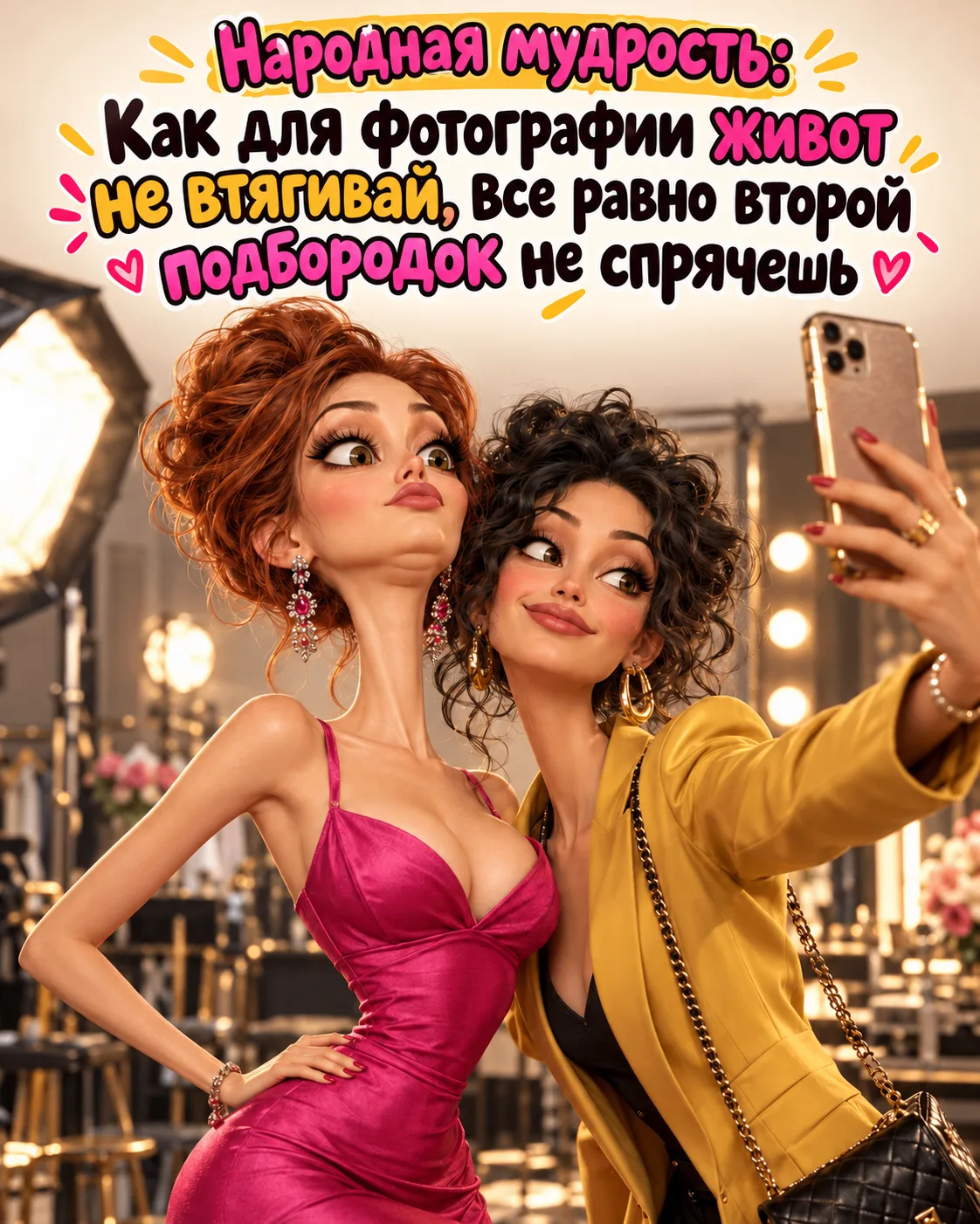📸 Хорошая подруга всегда подскажет удачный ракурс. А лучшая ещё и удалит фотографию, г...