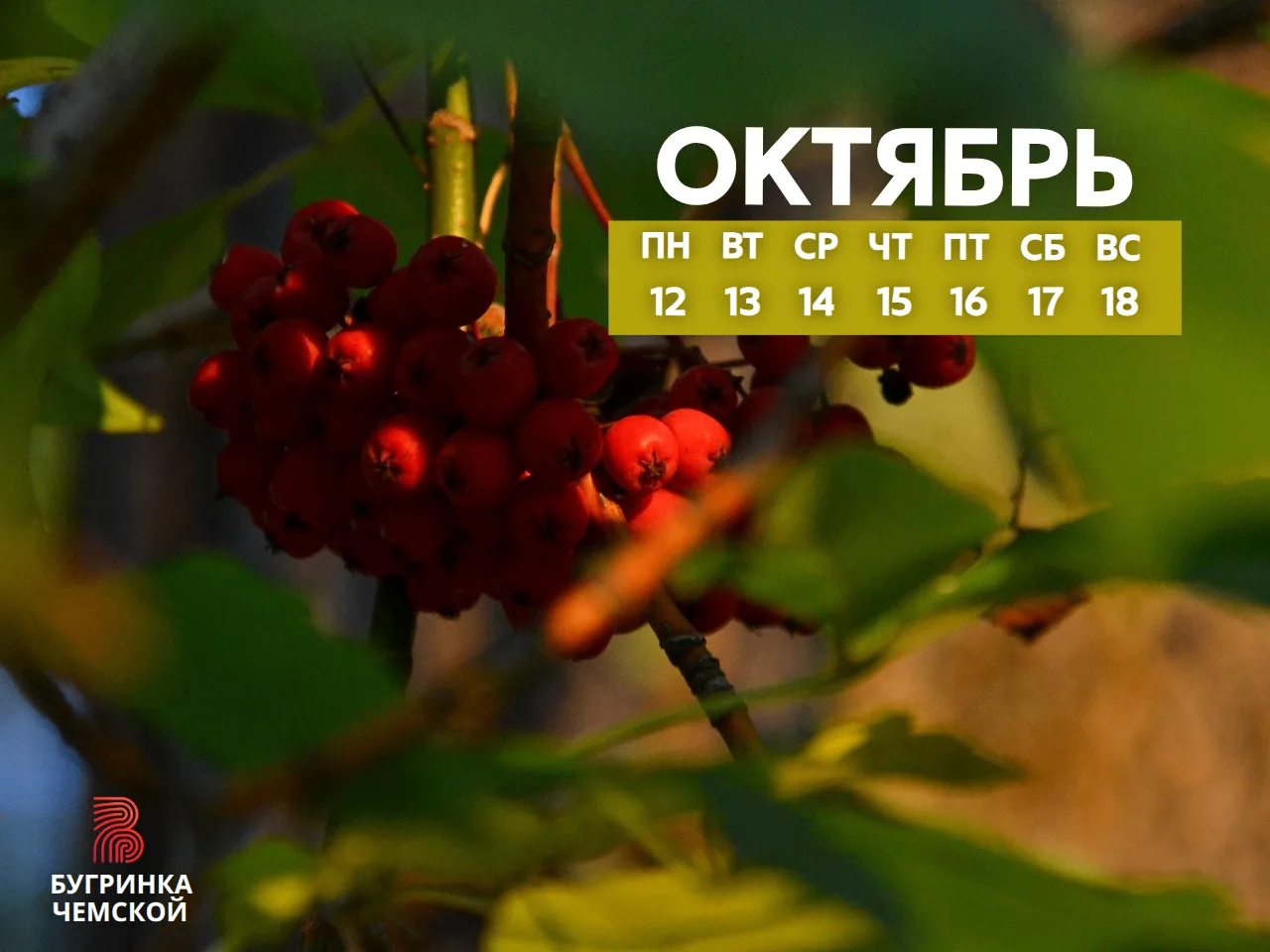 🗓 12 – 18 ОКТЯБРЯ
