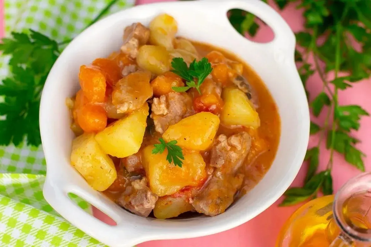 Овощное рагу с индейкой 🍲