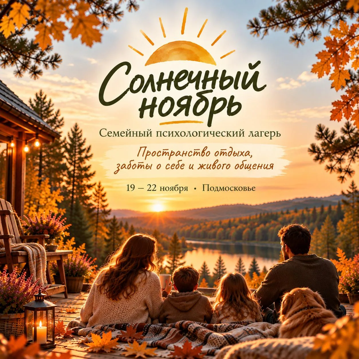 🏕️ Четыре дня семейного отдыха за городом