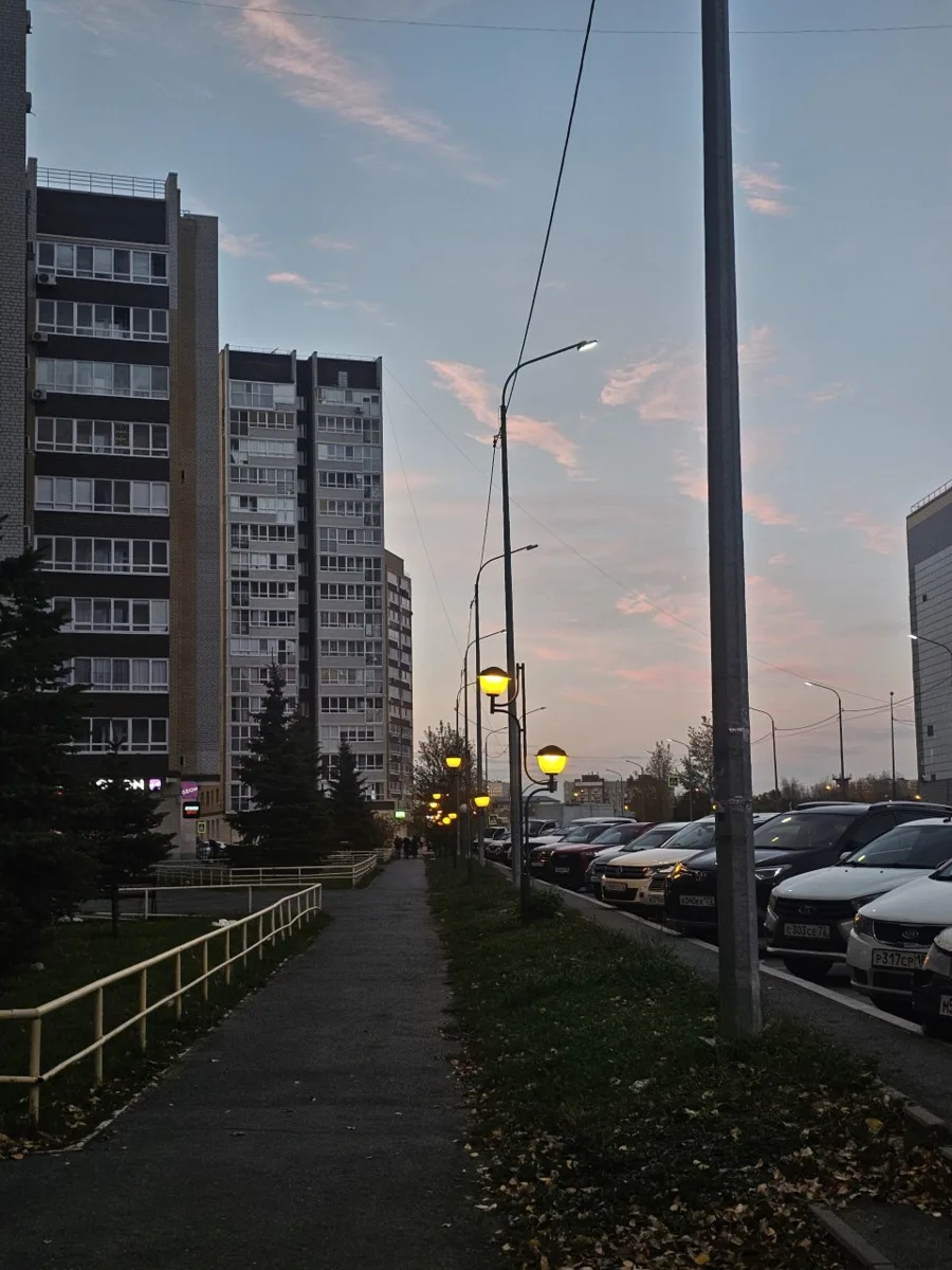 Розовое небо, теплые фонари и знакомые улицы — иногда для красивого вечера много не над...