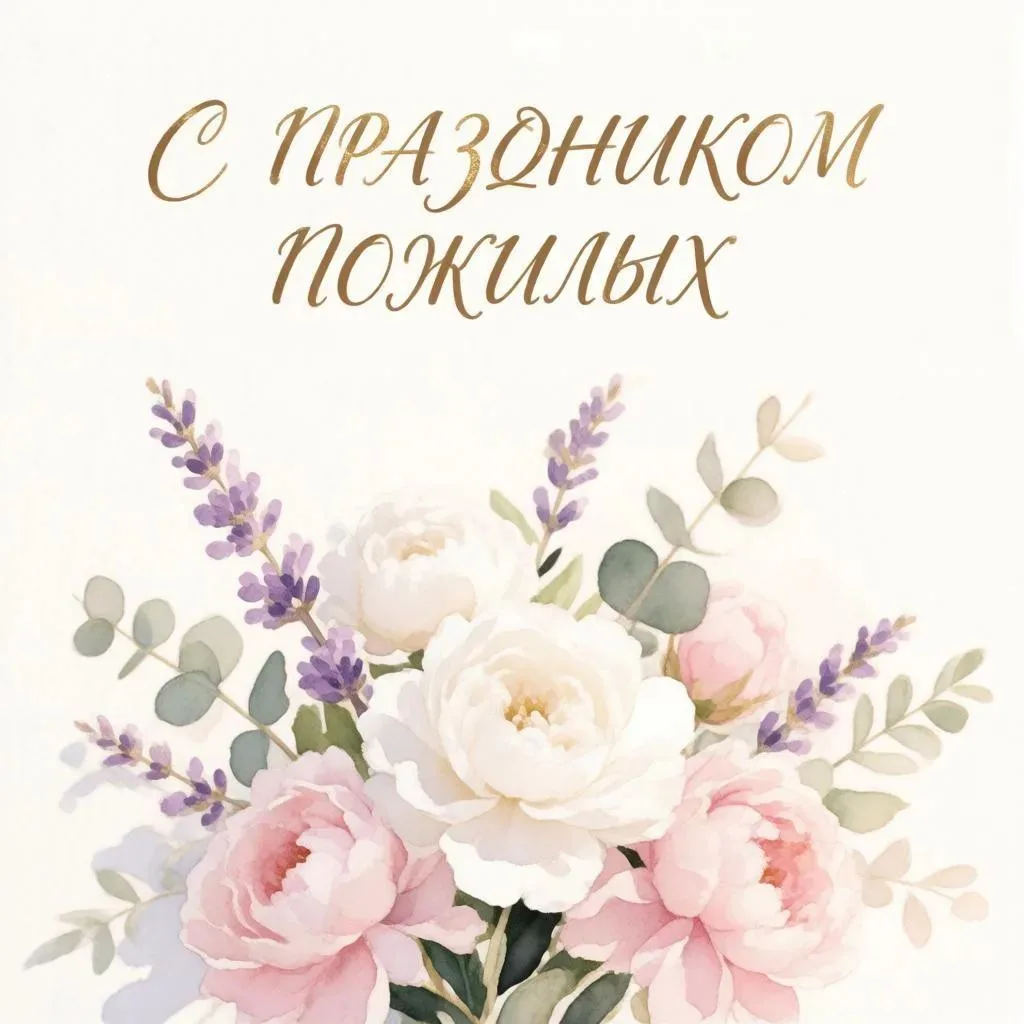 Поздравление начальника ГБУ «Актанышское РГВО» Ф. А. Абдрахманова  с Днём пожилых людей: