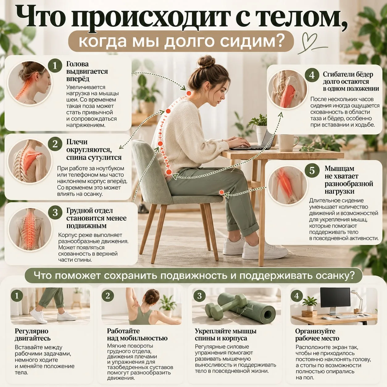 Что происходит с телом, когда мы долго сидим?