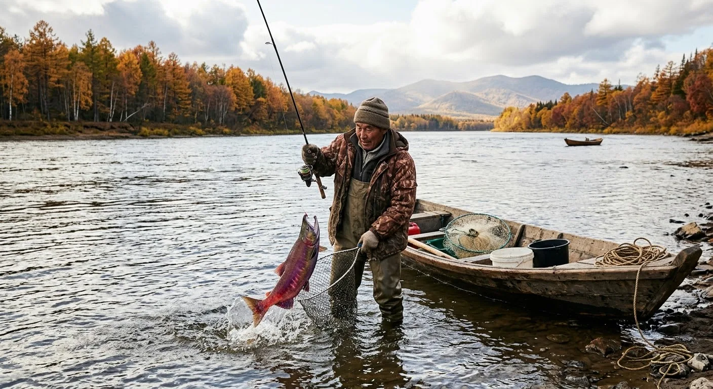 🎣 Лов осенней кеты в Хабаровском крае продлили, но ограничения сохраняются