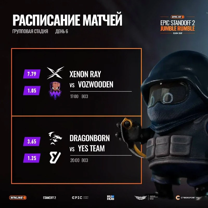 🔥 Шестой игровой день на подходе