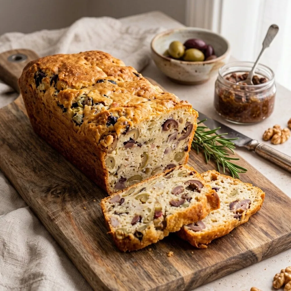 🥧 ЗАКУСОЧНЫЙ КЕКС С ВЕТЧИНОЙ, СЫРОМ И ОЛИВКАМИ