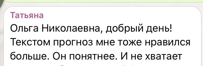 Вот такие комментарии в ТГ.