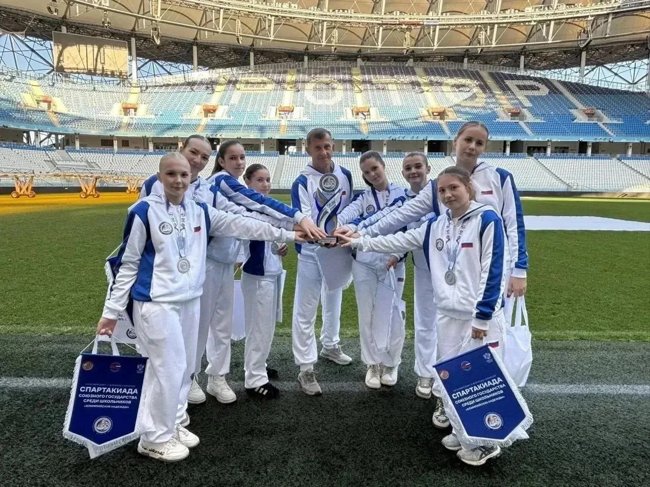 🏆 Русскополянские волейболистки — серебряные призёры Спартакиады Союзного государства!