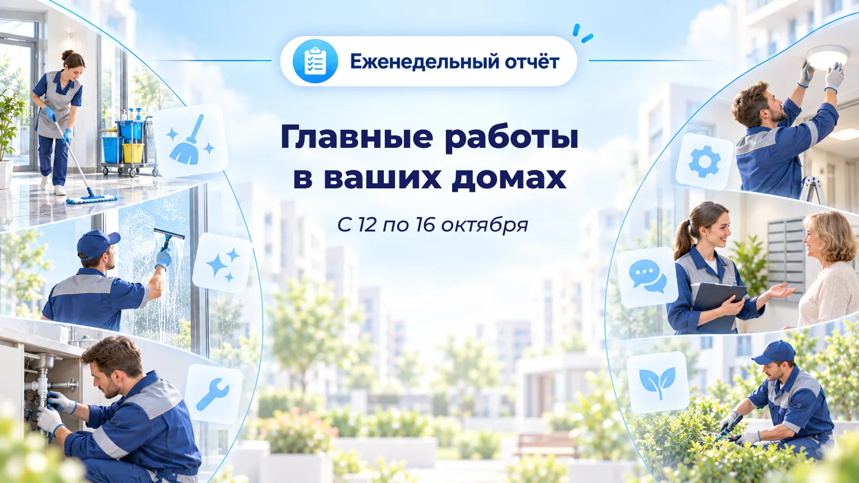 Еженедельный отчёт: важнейшие работы УК