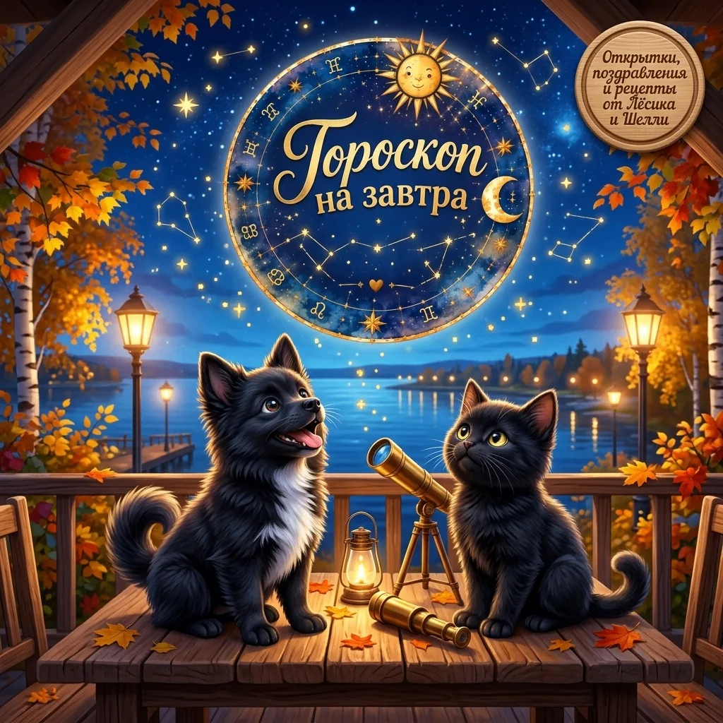 ЗВЁЗДНЫЙ ВЕСТНИК: ГОРОСКОП НА ЗАВТРА, 13 ОКТЯБРЯ ✨🐾— Шелли, взгляни, как звёздные искр...