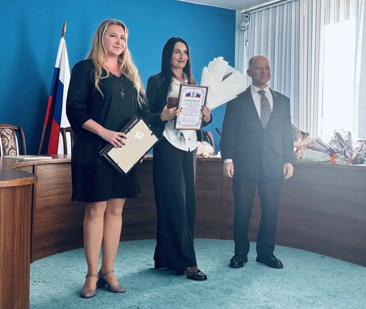 В рамках празднования Дня учителя  заслуженные награды получили  :