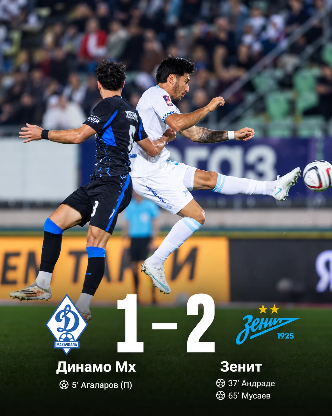 ⚽️ «Зенит» вырвал победу после раннего пенальти — 2:1