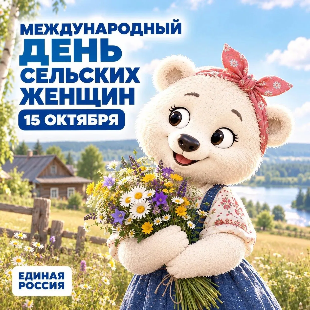 🌾 С Международным днём сельских женщин!